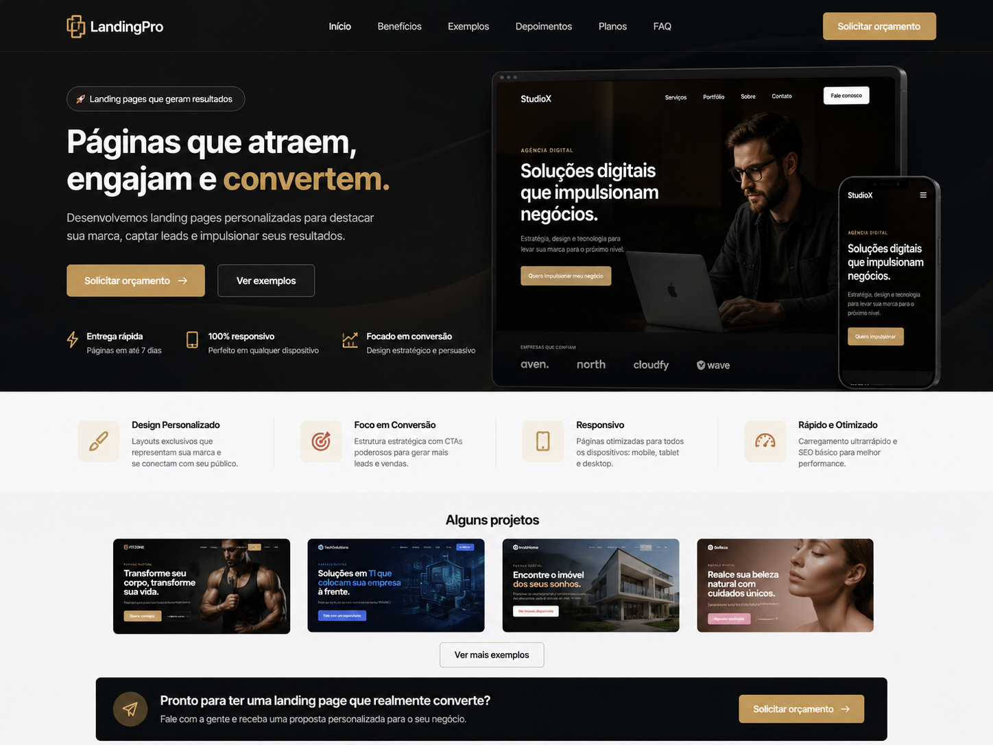 Landing Pages Personalizadas